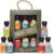 Smokehouse by Thoughtfully Mini BBQ Seasoning Sampler Gift Set, Barbecue Seasoning Kit Flavors Include Cajun BBQ Rub, Southwest BBQ Rub, Chili Salt Hot Spice, Garlic Chili Hot Spice and More, Set of 6