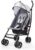 Summer 3Dlite Convenience Stroller, Gray – Lightweight Stroller with Aluminum Frame, Large Seat Area, 4 Position Recline, Extra Large Storage Basket – Infant Stroller for Travel and More