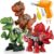 TEUVO Take Apart Dinosaur Toys for Kids, 3 Packs Take Apart Toys with Electric Drill, Learning Building Toys STEM Gift for 3-7 Years Old Boys and Girls