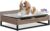 TailZzz Milo Wooden Dog Bed with Water-Resistant Mattress | Small to Medium Elevated Pet Bed | Greenguard Gold Certified | Dog Beds & Furniture