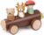 Tender Leaf Toys – Timber Taxi – Wooden Log Shaped Push Vehicle with 3 Removeable Characters – Open-Ended Play Toy, Explore Role-Play and Imagination for Boys and Girls – Age 18m+