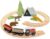 Tender Leaf Toys – Treetops Train Set – 22 Pcs Wooden Toy Train Set Kids – Wood Construction Toys Compatible with Brio, Intelligent and Imaginative Play Skills for Age 3+