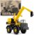 Tonka Steel Classics Toughest Mighty Excavator, Kids Construction Toy for Boys & Girls, Interactive Toy Vehicle for Creative & Realistic Play, Ages 3+ – Frustration Free Packaging