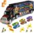 Toy Truck Transport Car Carrier – Toy Truck Includes 6 Toy Cars and Accessories – Toy Trucks Fits 28 Toy Car Slots – Great car Toys Gift for Boys and Girls – Original – by Play22