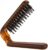 Travel Folding Hair Brush, Ancable Collapsable Portable Pocket Boar Bristle Hair Brush for Thin Thick Hair, Mini HairBrushfor Men Women Kids Thick Thin Curly Straight Wet Dry Hair Restore Shine