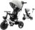 UBRAVOO Baby Tricycle,6-in-1 Baby Push Bike Steer Stroller,Learning Toddler Bike/Detachable Guardrail,Adjustable Canopy,Safety Harness,Folding Pedal,Storage Basket,Brake (White)