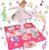 Unicorn Dance Mat for Girls, Electronic Music Dance Pad with Adjustable Volume, Dancing Games with LED Score Screen, 3 Challenge Levels, Christmas Birthday Gifts Toys for Age 3 4 5 6 7+ Year Old Girls