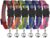 Upgraded Version – Reflective Cat Collar with Bell, Set of 6, Solid & Safe Collars for Cats, Nylon, Mixed Colors, Pet Collar, Breakaway Cat Collar, Free Replacement (6-Pack)