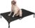 Veehoo Cooling Elevated Dog Bed, Portable Raised Pet Cot with Washable & Breathable Mesh, No-Slip Rubber Feet for Indoor & Outdoor Use, X Large, Black