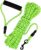 Vivifying Long Dog Leash, 32ft Reflective Dog Training Leash for Outside and Yard, Floating Long Line Lead with Soft Handle for Camping, Hiking, Swimming, Beach and Lake (Green)