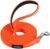 Vivifying Waterproof Dog Leash, 20ft Durable PVC Long Line Lead with Padded Handle Great for Medium Large Dogs Training, Swimming, Beach and Yard (Orange)