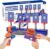 Vopojiake Digital Shooting Targets for Nerf Gun, Newest 4 Modes Electronic Scoring Target Toys with 5 Auto Reset Targets, 2 Guns & 40 Darts, for Kids Teens Boys Girls 5 6 7 8 9 10-12 +