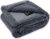 Waterproof Pet Blanket, Liquid Pee Proof Dog Blanket for Sofa Bed Couch, Reversible Sherpa Fleece Furniture Protector Cover for Small Medium Large Dogs Cats, Dark Gray Medium（57″ x 40″）