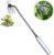 Weed Puller Tool, Dandelion Remover 4 Teeth Weeding Tool, Hand Weeder Tool, Gardening Weed Remover Tools Dual Purpose Small Hand Weeder Hoe with Handles for Lawn, Yard, Garden (A)