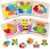 Wooden Puzzles for Toddler,Birthday Gifts Toys for 1 2 3 Year Old Boys Girls Baby Infant Kids Montessori Learning 6 Animal Pattern Jigsaw Puzzles Stem Developmental Toy