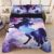 Wowelife 5 Pieces Galaxy Unicorn Comforter Set Queen 3D Fly Unicorn Galaxy Bedding Set with Comforter, Flat Sheet, Fitted Sheet and 2 Pillow Cases(Space Unicorn, Queen)