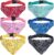 XIMA 6PCS Cat Bandana Collars Breakaways with Removable Bow Tie for Cats Puppy Kittens Small Dogs Collars Bandana