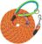 XiaZ 30FT Training Leash for Dogs, Nylon Rope Dog Leash with 2 Swivel Hooks and Comfortable Padded Handle, Cat Puppy Leash for Small Medium Large Dogs Training, Playing, Camping, or Backyard – Orange