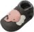 YALION Baby Shoes Soft Leather Shoes Slip-on Shoes with Elastic Ankle Baby Boys Girls Slippers Anti-Slip First Walking Crib Shoes Moccasins for Toddlers Infant