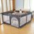 YOBEST Baby Playpen, Extra Large Playyard for Baby, Play Pens for Babies and Toddlers, Sturdy Safety Huge Baby Fence Play Area Center with Gate