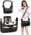 YaKuss Universal Baby Stroller Organizer with Cup Holders-Non-Slip Adjustable Straps, Large Capacity Stroller Caddy, Stroller Accessories Fits Britax, Uppababy, Baby Jogger, BOB and Donna Stroller ,1.0 Black