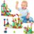 Yosamy Magnetic Balls and Rods Set, 52PCS Magnetic Building Sticks Blocks Toys, Magnetic Building Set for Kids, 3D Magnet STEM Educational Construction Toys, Toddler Montessori Toys for Boys Girls 3+