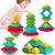 hahaland Montessori Toys for 2 3 Year Old Boys Girls – Stacking Toys Building Blocks Toys for Toddlers Kids Toys for 3 4 5 Year Old Boy Girls, Preschool Educational STEM Toys for Kids 3-5