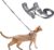 pidan Cat Harness and Leash Set, Cats Escape Proof – Adjustable Kitten Harness for Large Small Cats, Lightweight Soft Walking Travel Petsafe Harness- Grey