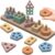 pigipigi Montessori Toys for 1 2 3 4 Years Old – Wooden Sorting Stacking Toddler Toy Baby Boy Girl Color Shape Block Stacker, Kids Preschool Educational Learning Activity Game Birthday Gifts